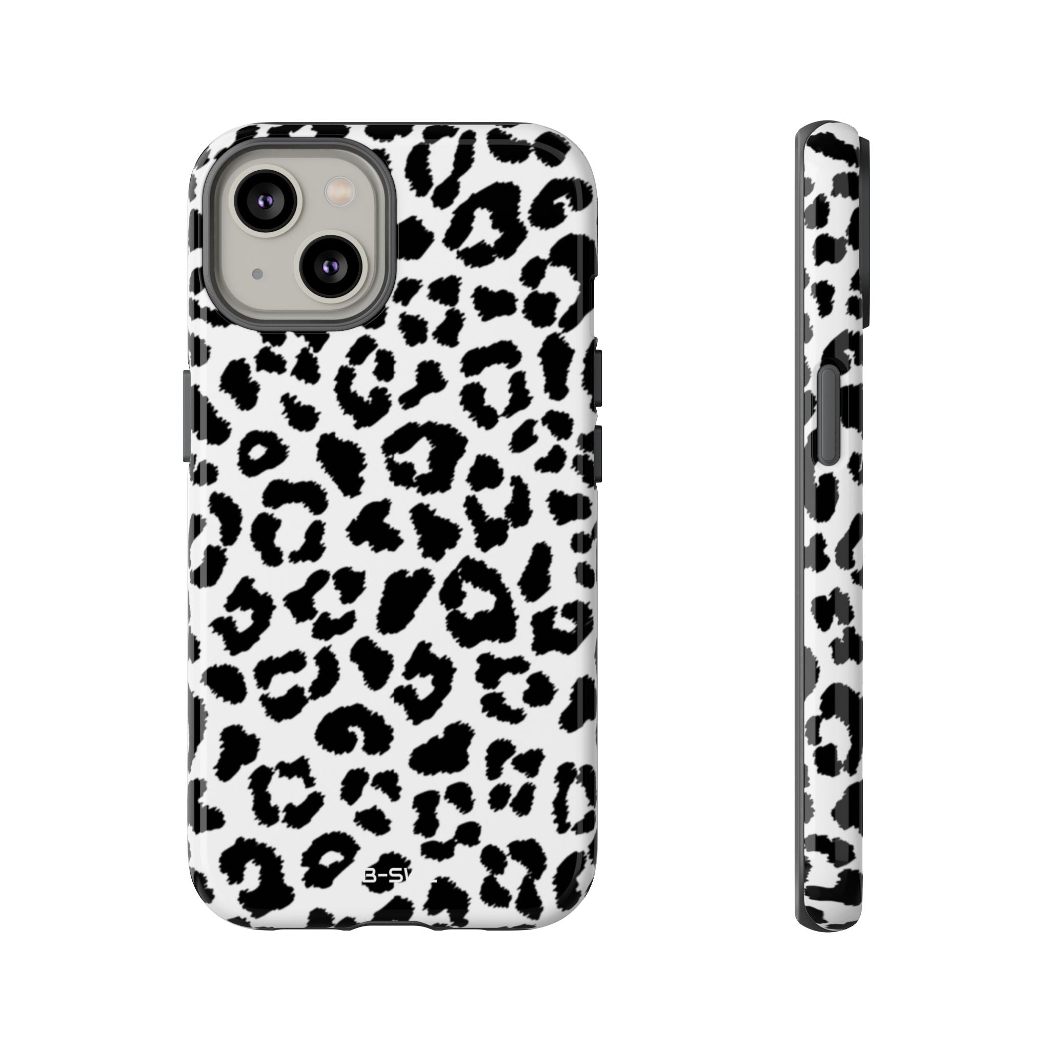 Monochrome Leopard Essence - iPhone Case
