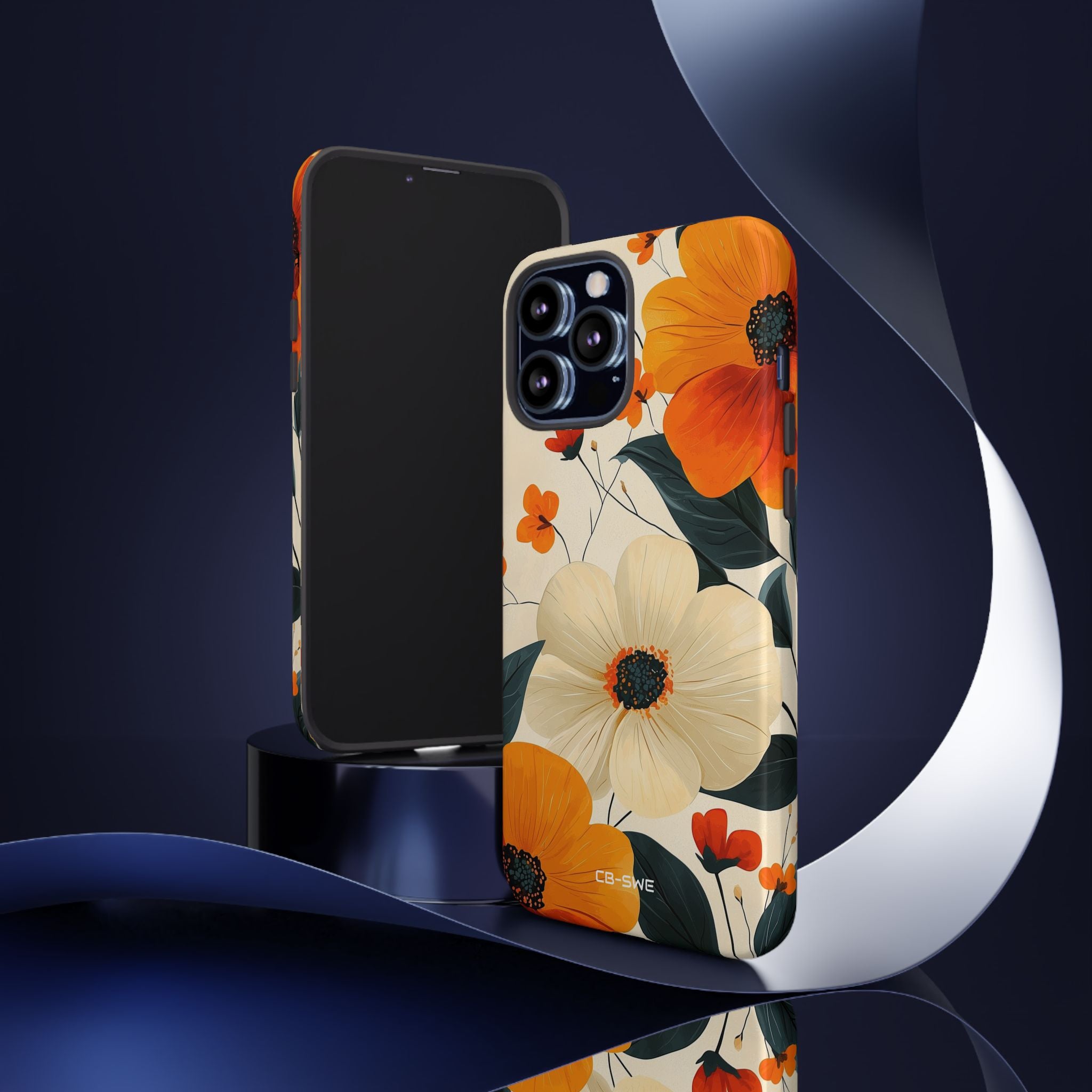 Vibrant Flowers Bloom - iPhone Case