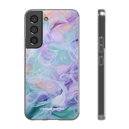 Purple Peach Whirl - Flexi Samsung S22 Phone Case