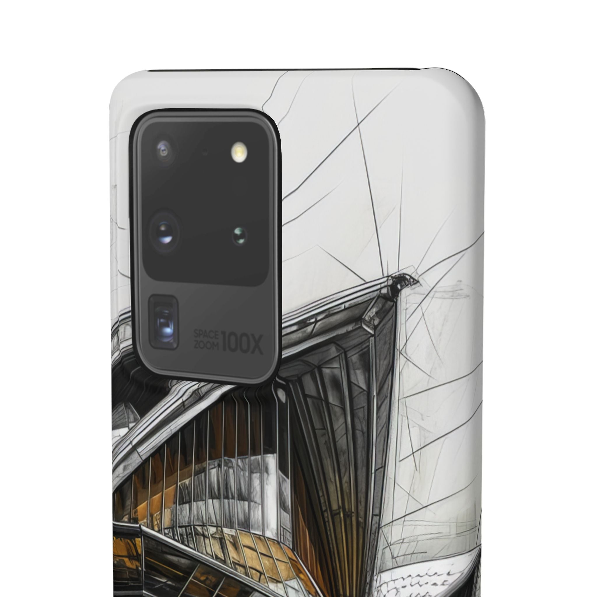 Architectural Curves in Line Formation Samsung S20 - Slim Phone Case