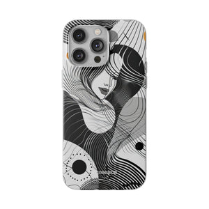 Fluid Noir Rhythm | Flexible Phone Case for iPhone