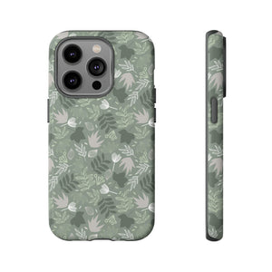 Jungle Green Leaf - Protective Phone Case