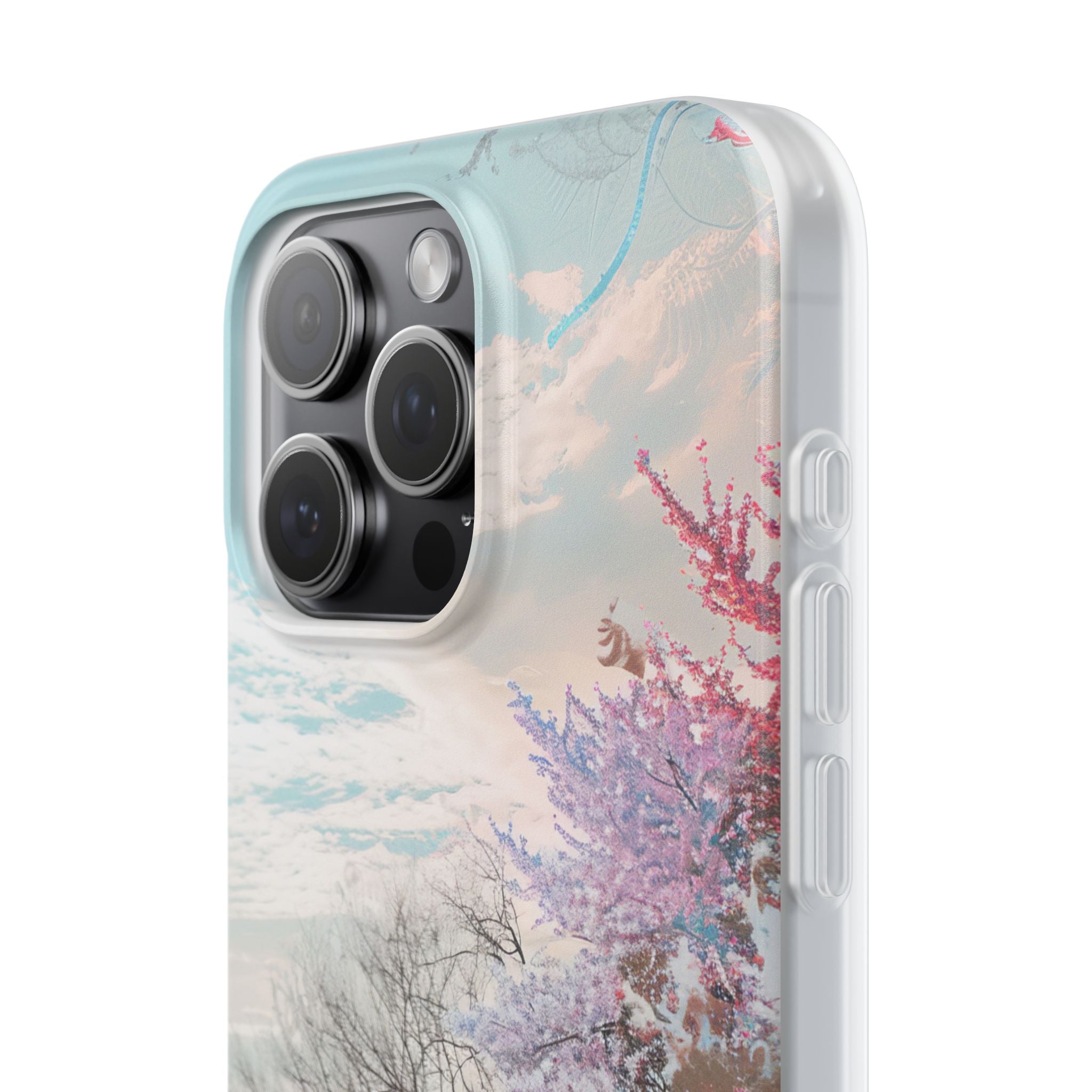 Spring Dreamscape - Flexi iPhone 15 Phone Case