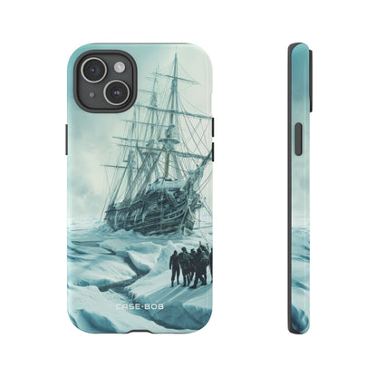 Icebound Ship iPhone 15 Plus Case - Tough