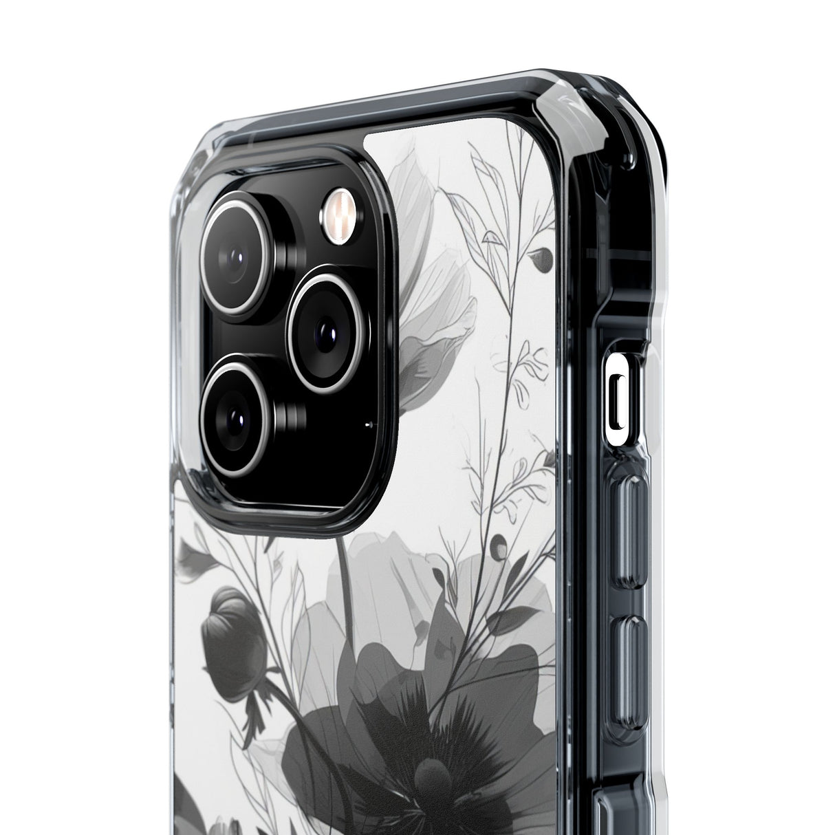 Botanical Elegance – Handyhülle für iPhone (Clear Impact – Magnetisch)