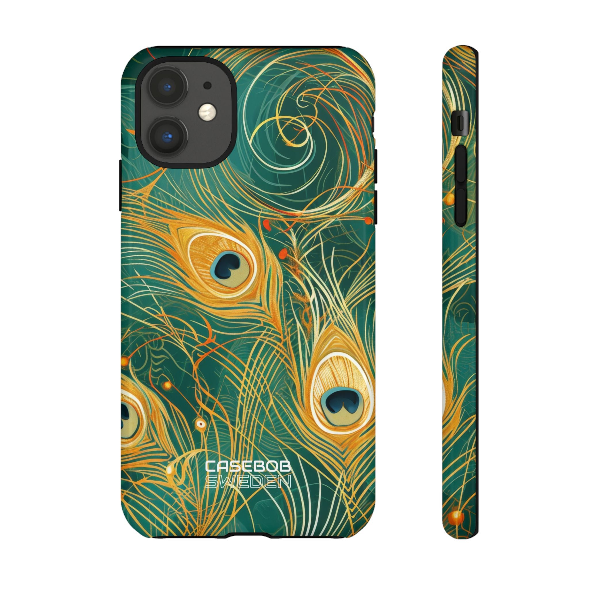 Vibrant Peacock Whirl iPhone 11 - Tough