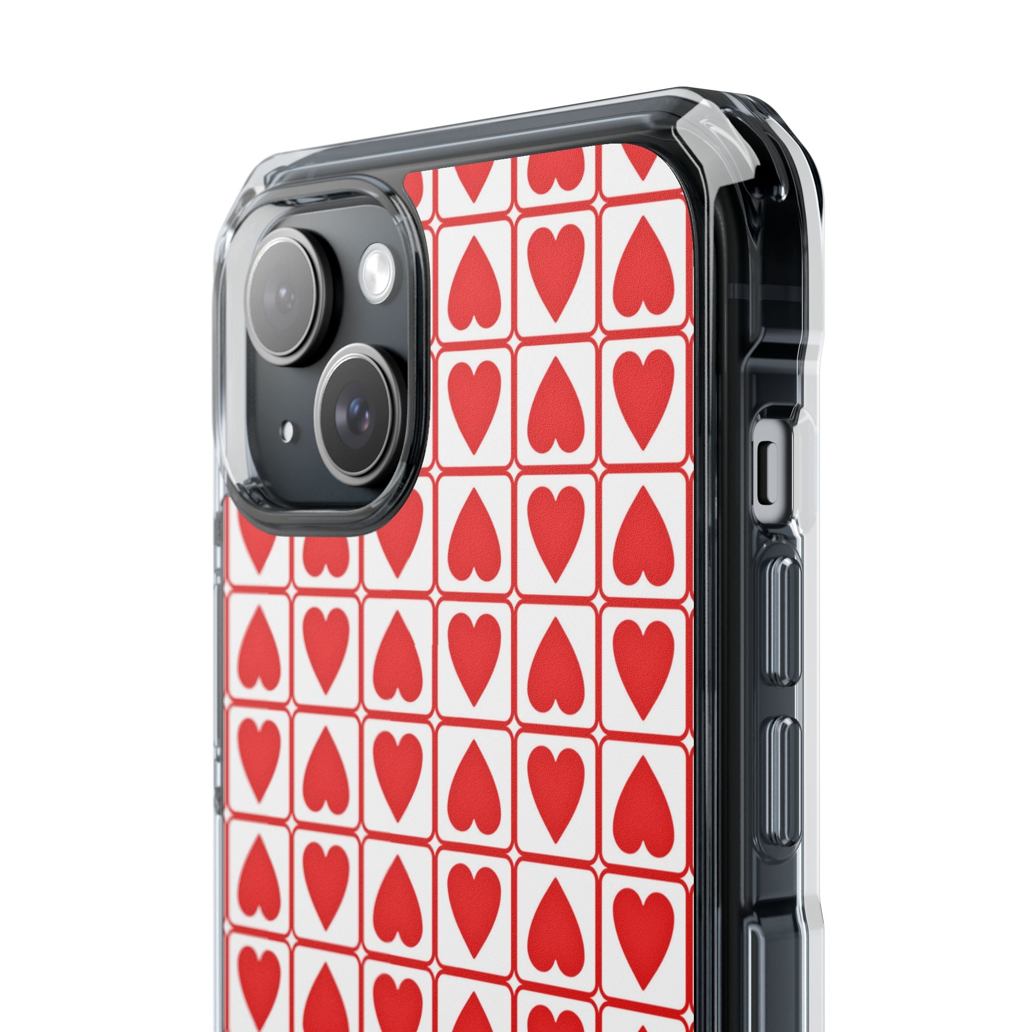 Hearts In Squares iPhone Case - Impact