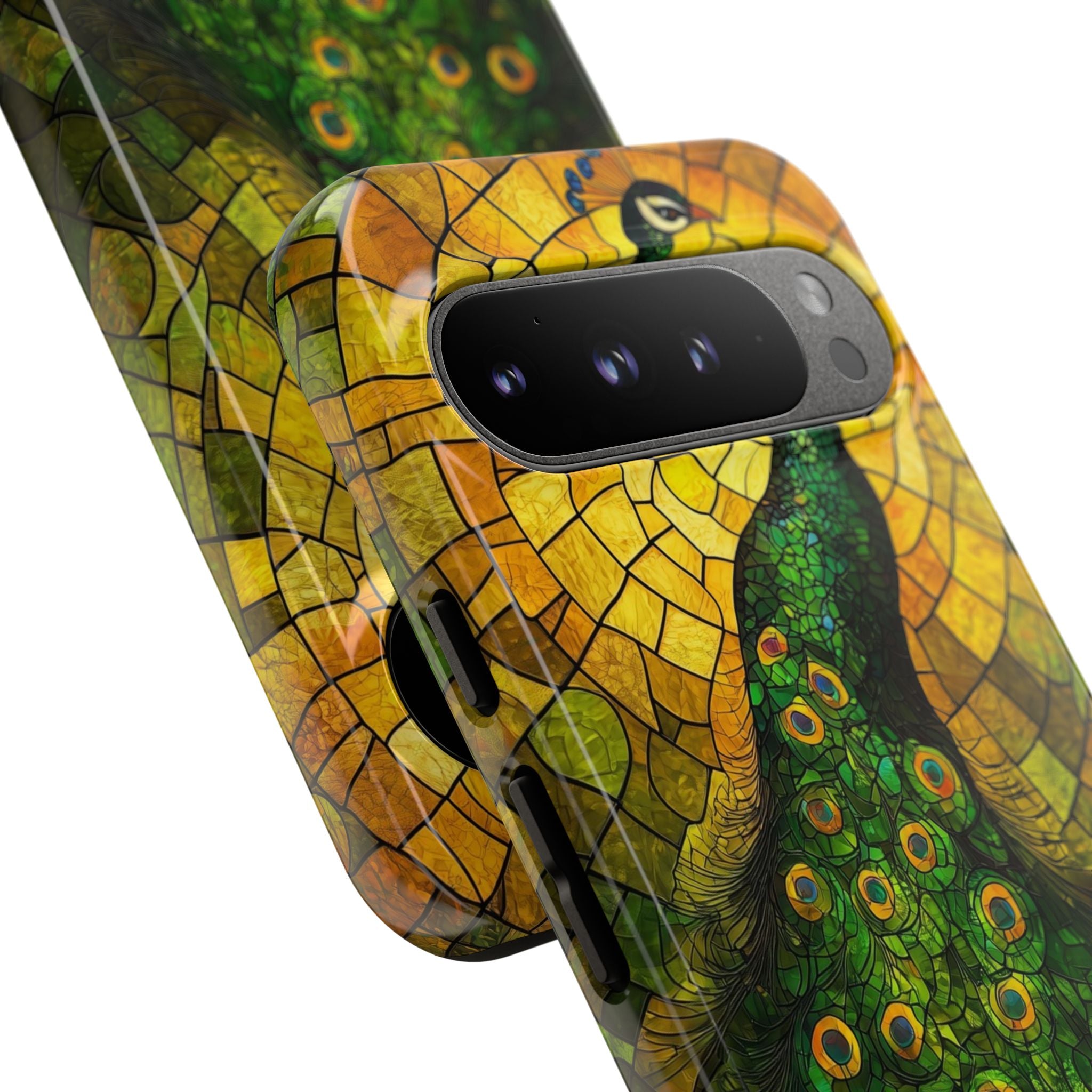 Peacock Spreads Light - Google Pixel Case