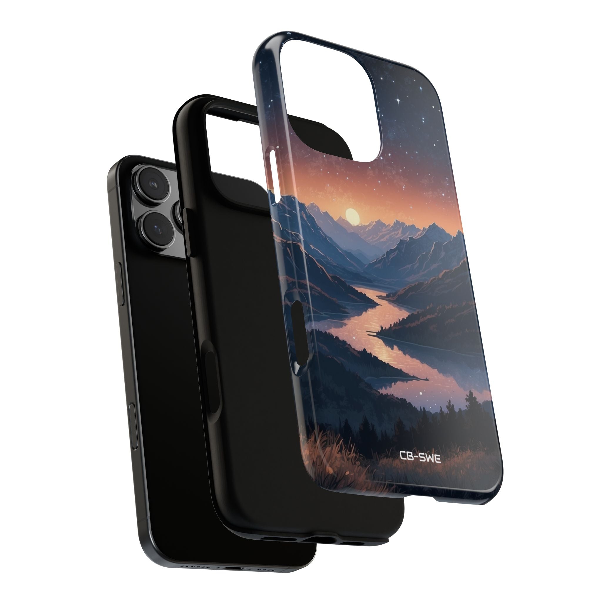 Mountains Embrace Light - iPhone Case