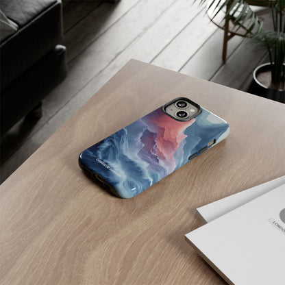 Mountain Wave Serenity - Tough iPhone 14 Phone Case