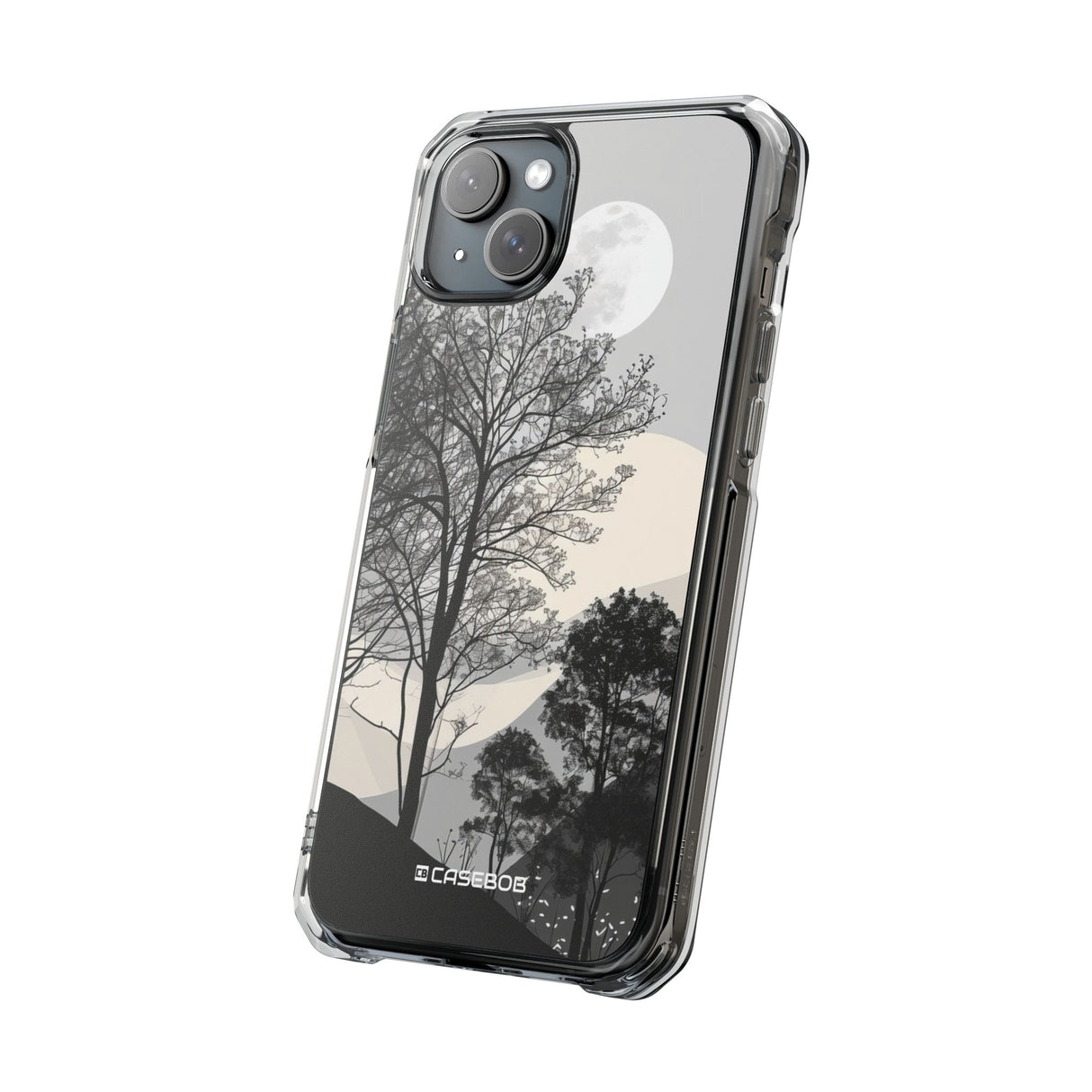 Moonlit Elegance - Phone Case for iPhone (Clear Impact - Magnetic)