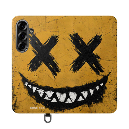 Hymyilevät Xs - Samsung S25 Case - Lompakkokotelo