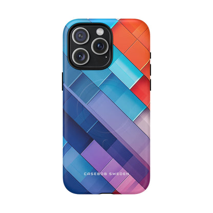 Vibrant GeoFlow iPhone 15 | Tough+ Phone Case