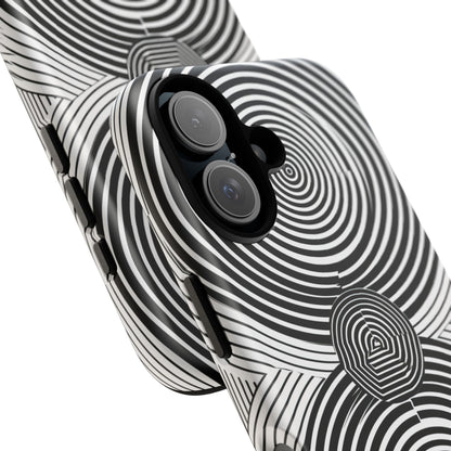 Dynamic Depth: Black and White Op-Art - for iPhone 16