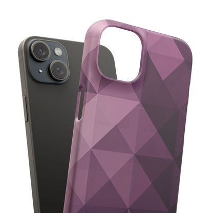 Gradient Purple Mosaic iPhone 15 - Slim Phone Case