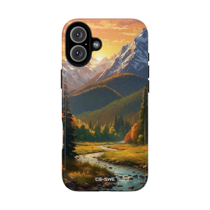 Mountain Reflections Glimmer - iPhone Case