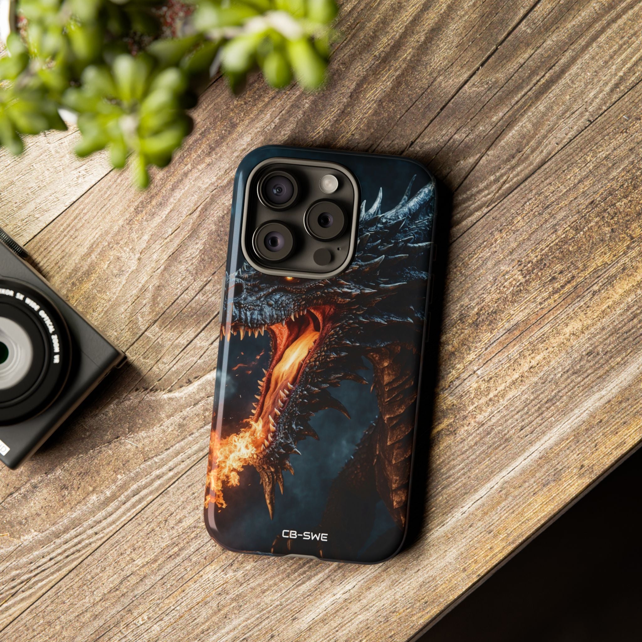 Fiery Breath Erupts - iPhone Case