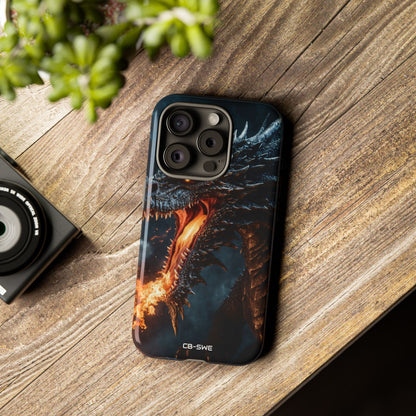 Fiery Breath Erupts - iPhone Case
