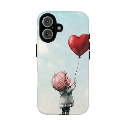 Heart Balloon Glow iPhone 16 Pro Case - Tough