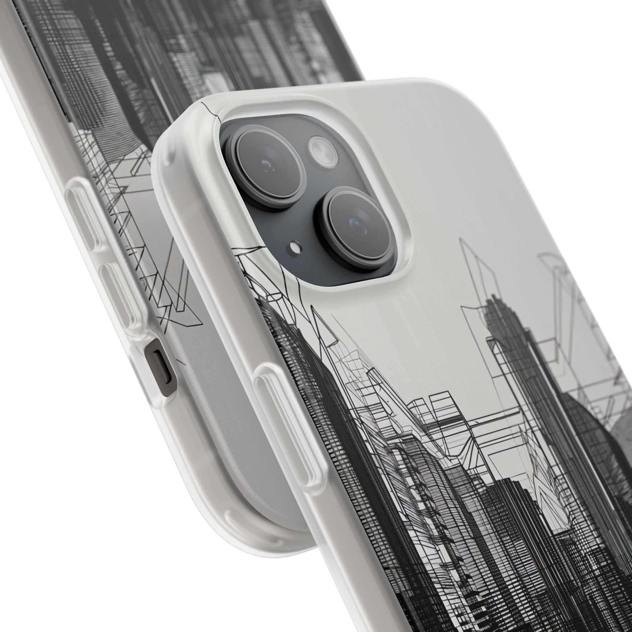 Urban Wireframe | Flexible Phone Case for iPhone