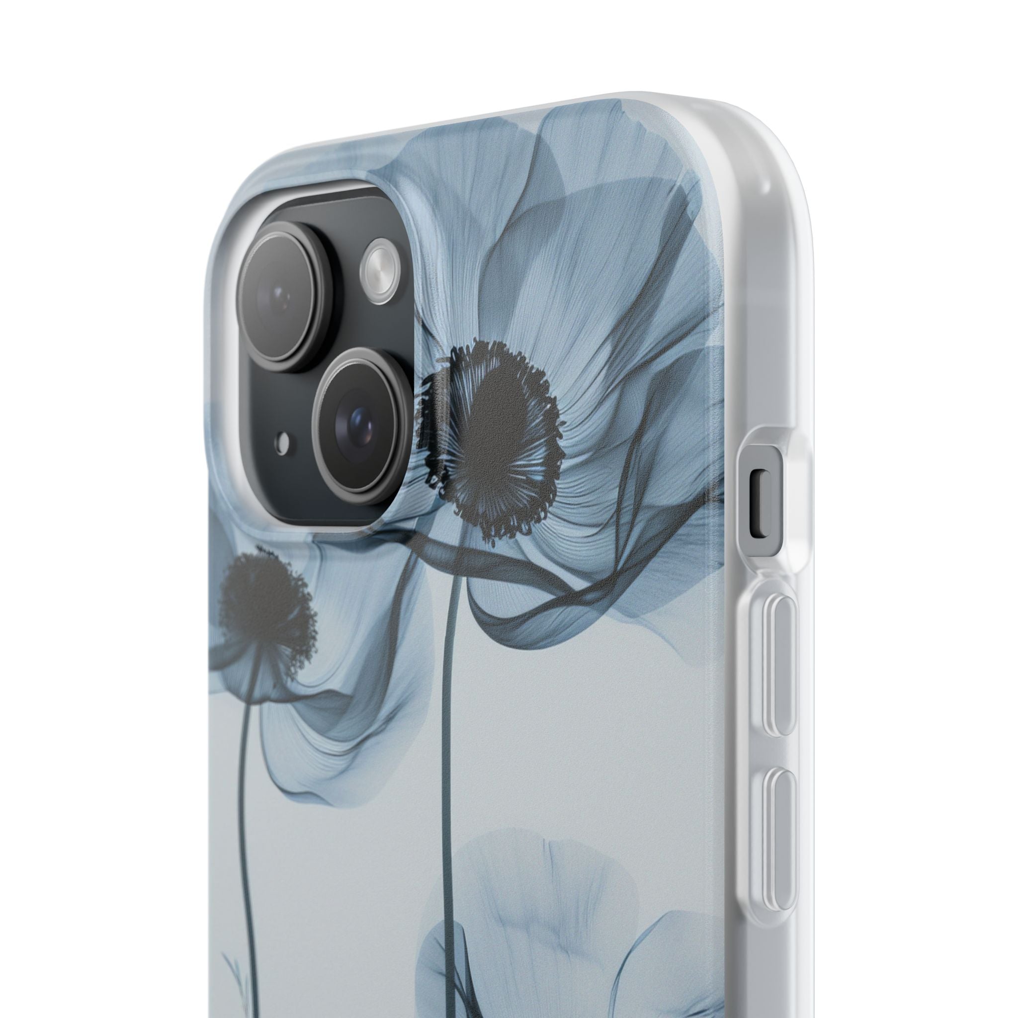 Ethereal X-Ray Flowers iPhone 15 - Flexi Phone Case