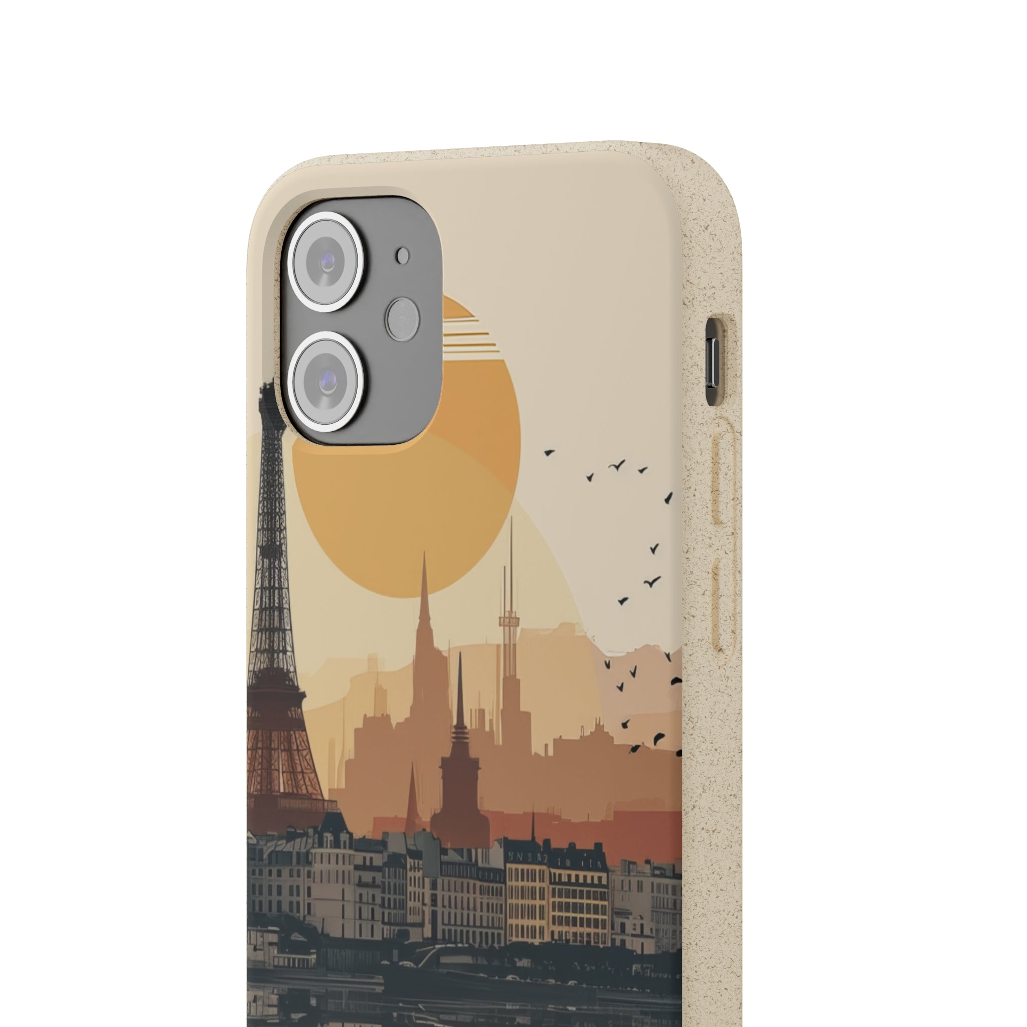 Parisian Sunset Serenity | Biodegradable Phone Case