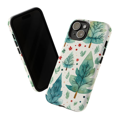 Joyful Evergreen Dance - iPhone Case