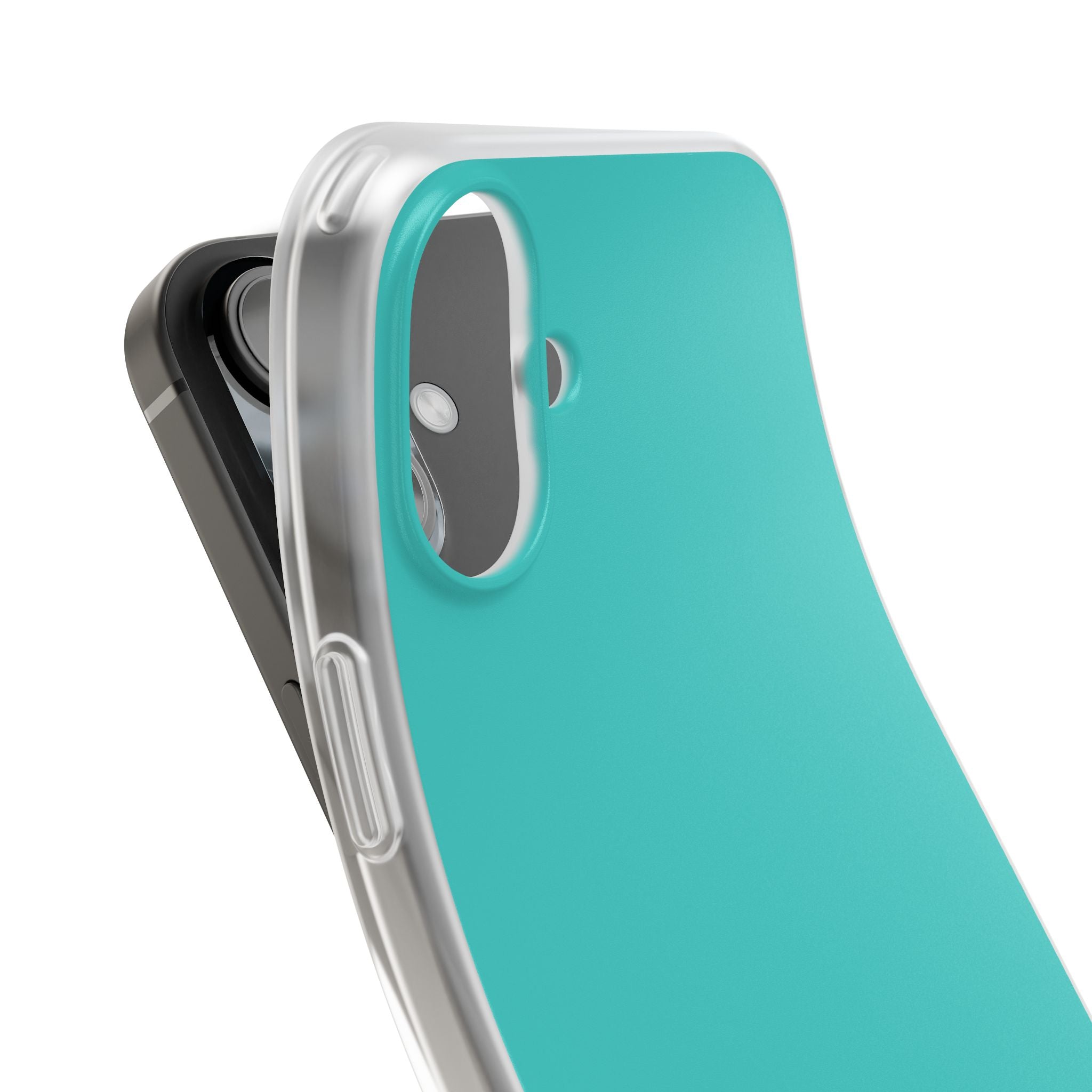 Medium Turquoise iPhone 16 - Flexi Phone Case