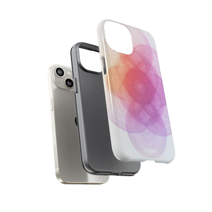 Radiant Circles Expand - iPhone Case