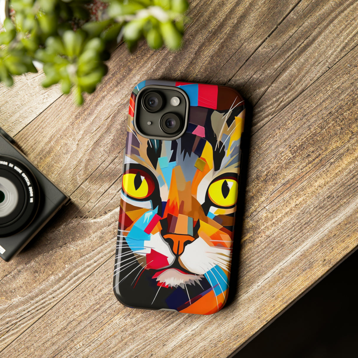 Abstract Kitty Palette Samsung Case (Protective)