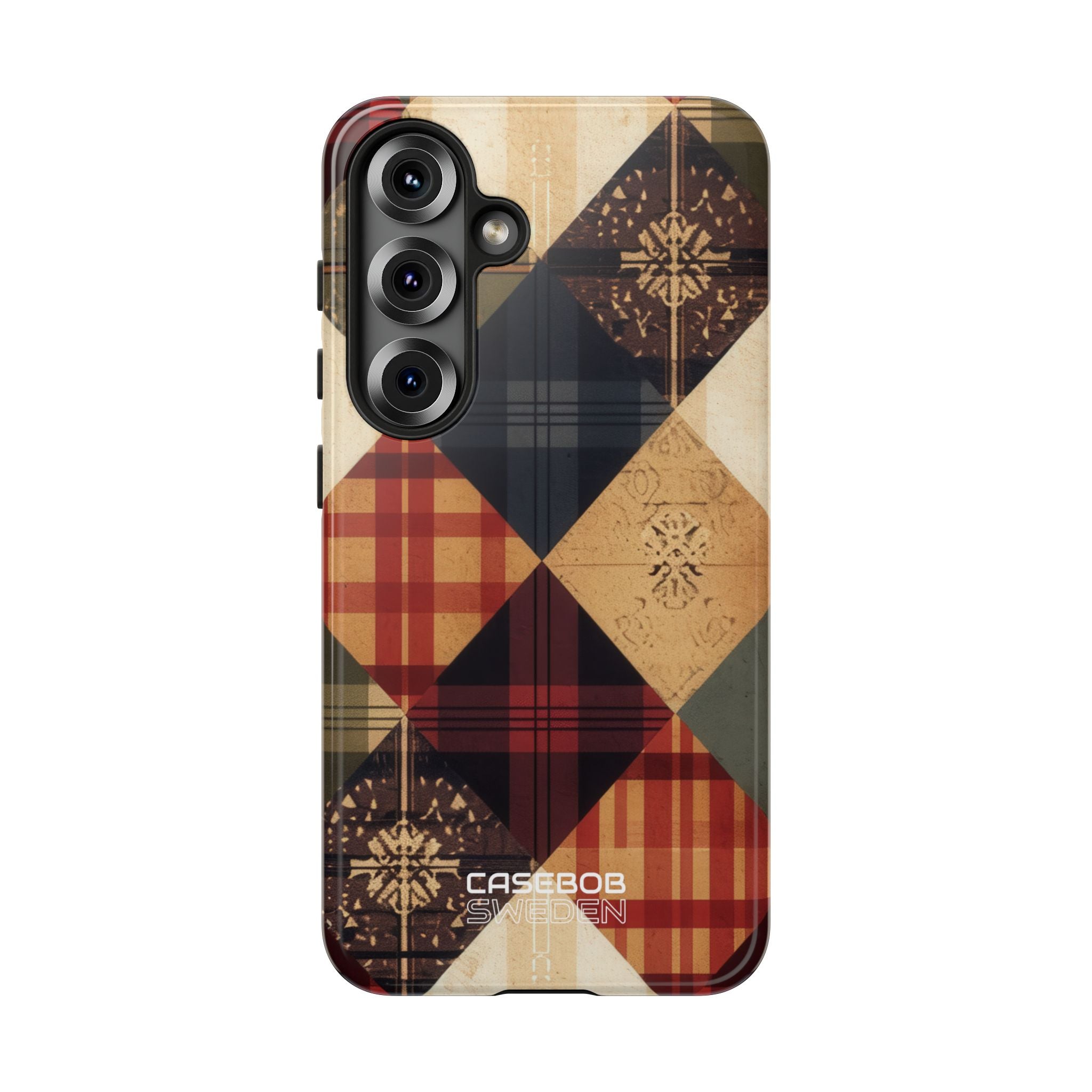 Rustieke Quilt Charme Samsung S25 - Tough