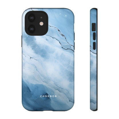 Light Navy Marble - Protective Phone Case