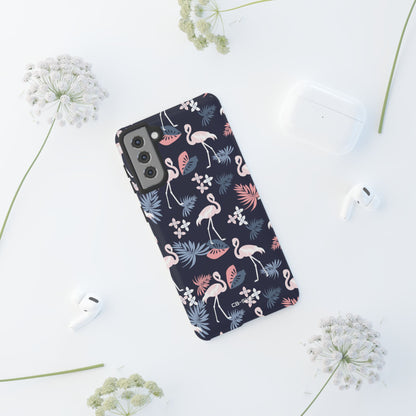 Flamingos Dance Playfully - Samsung Case