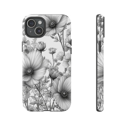 Vintage Floral Etching iPhone 15 - Robust