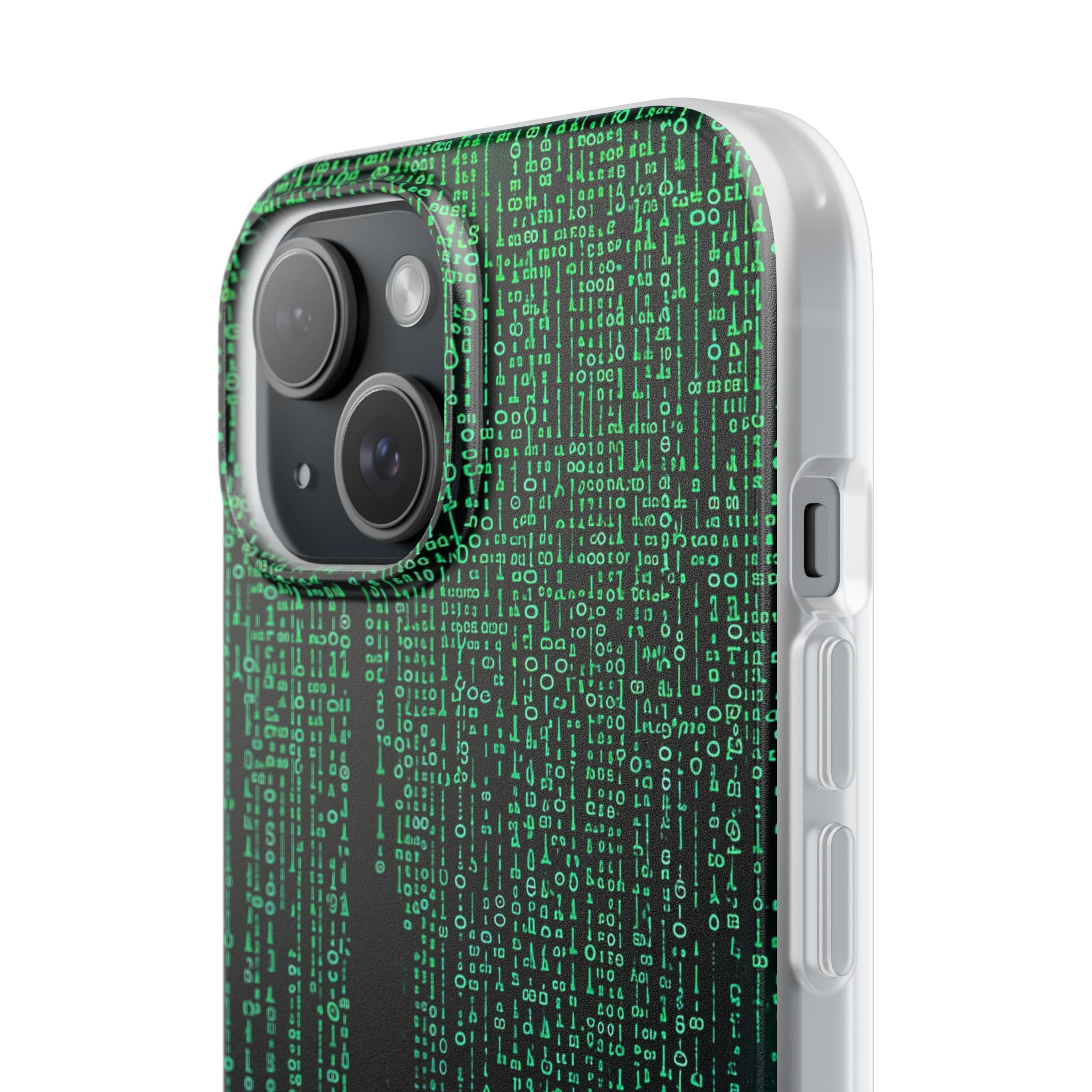 Matrix Gradient Flow iPhone 15 - Flexi Phone Case