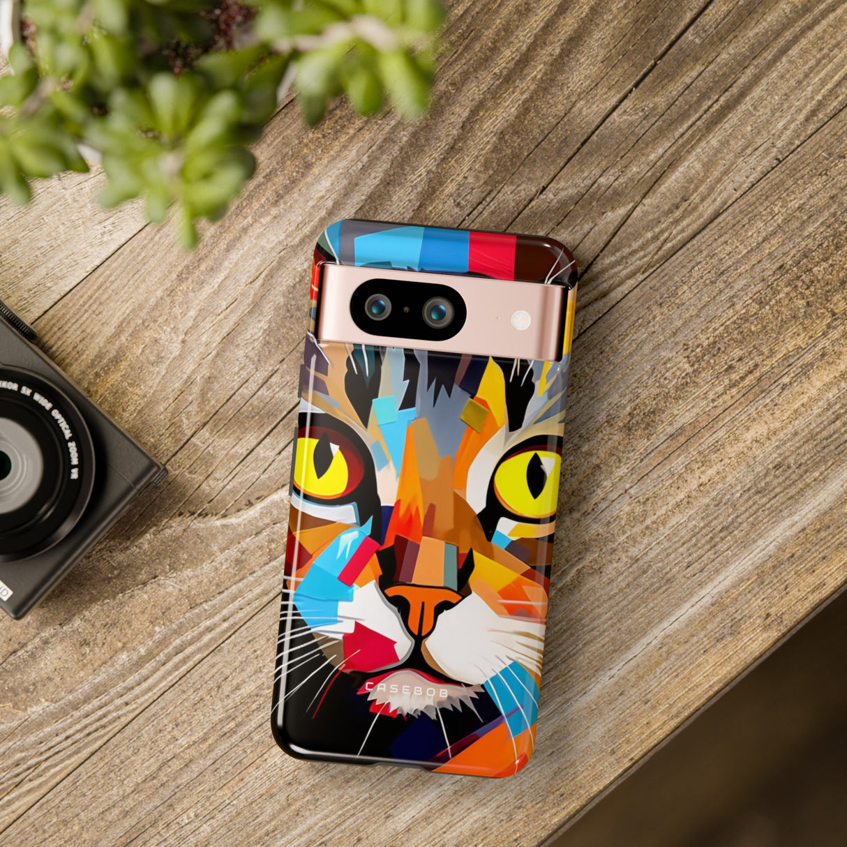 Abstract Kitty Palette - Protective Phone Case