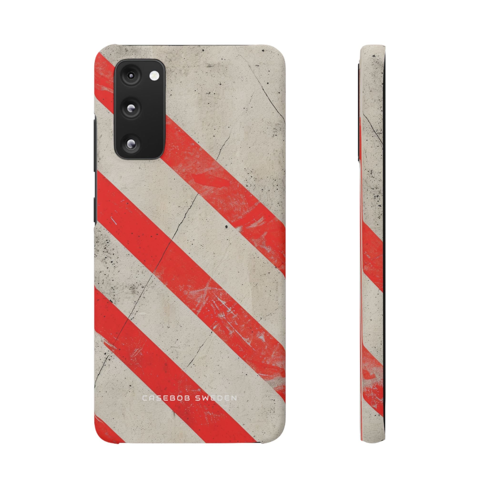 Striker Crimson Stripes Samsung S20 - Slim Phone Case