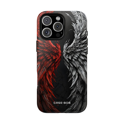 Crimson White Wings iPhone 16 Pro Max Case - Tough
