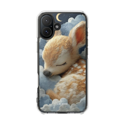 Dreaming Fawn Sleeps iPhone Case - Impact