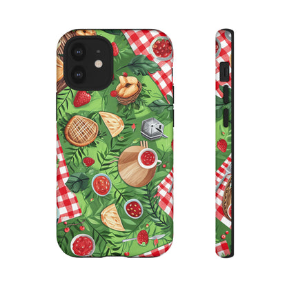 Picnic Love Checkered Bliss - Protective Phone Case