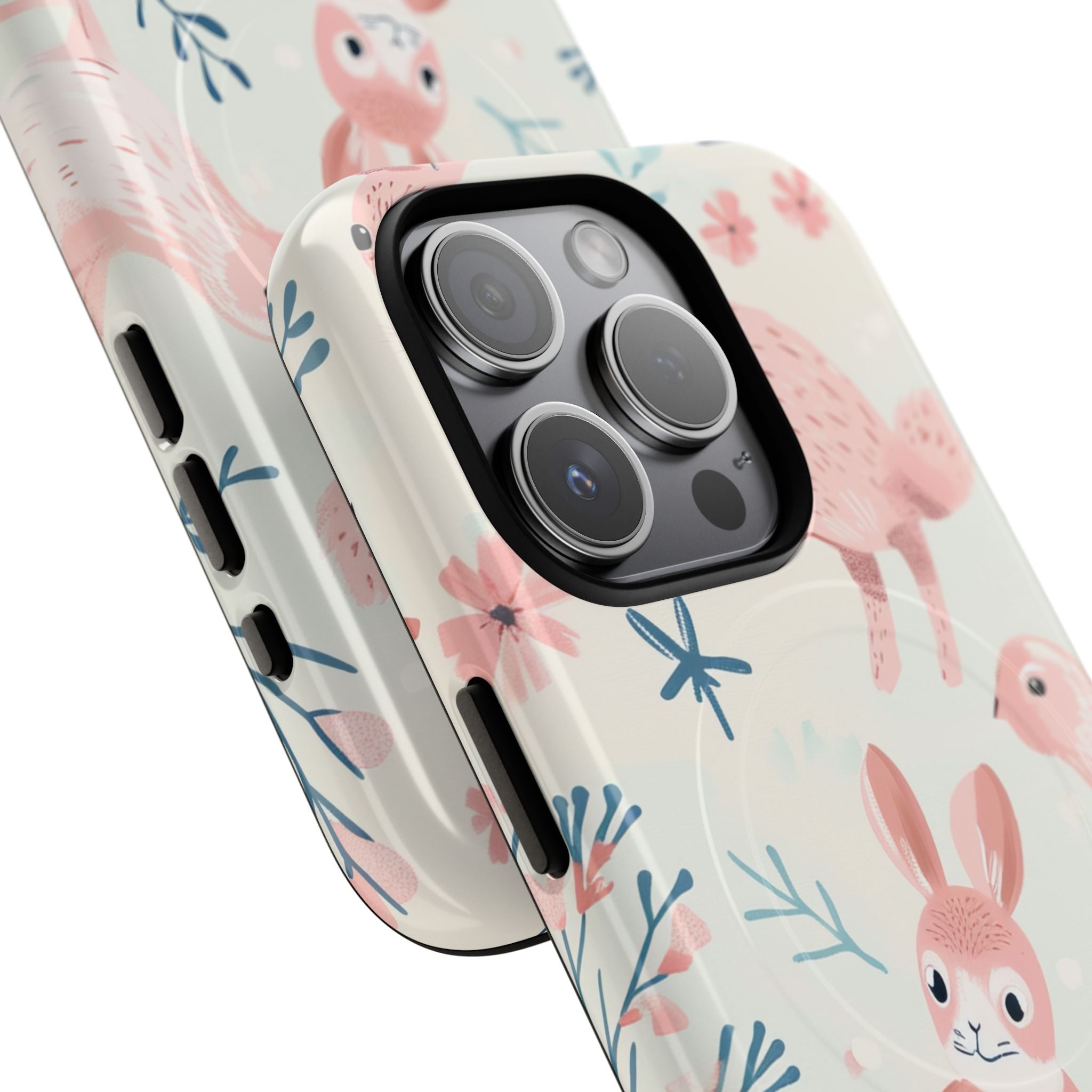 Pastel Whimsical Nature - Tough + MagSafe® iPhone 15 Phone Case