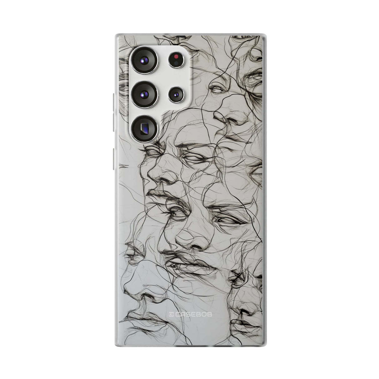 Ethereal Faces | Flexible Phone Case for Samsung Galaxy