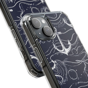 Nautical Whimsy – Handyhülle für iPhone (Clear Impact – Magnetisch)