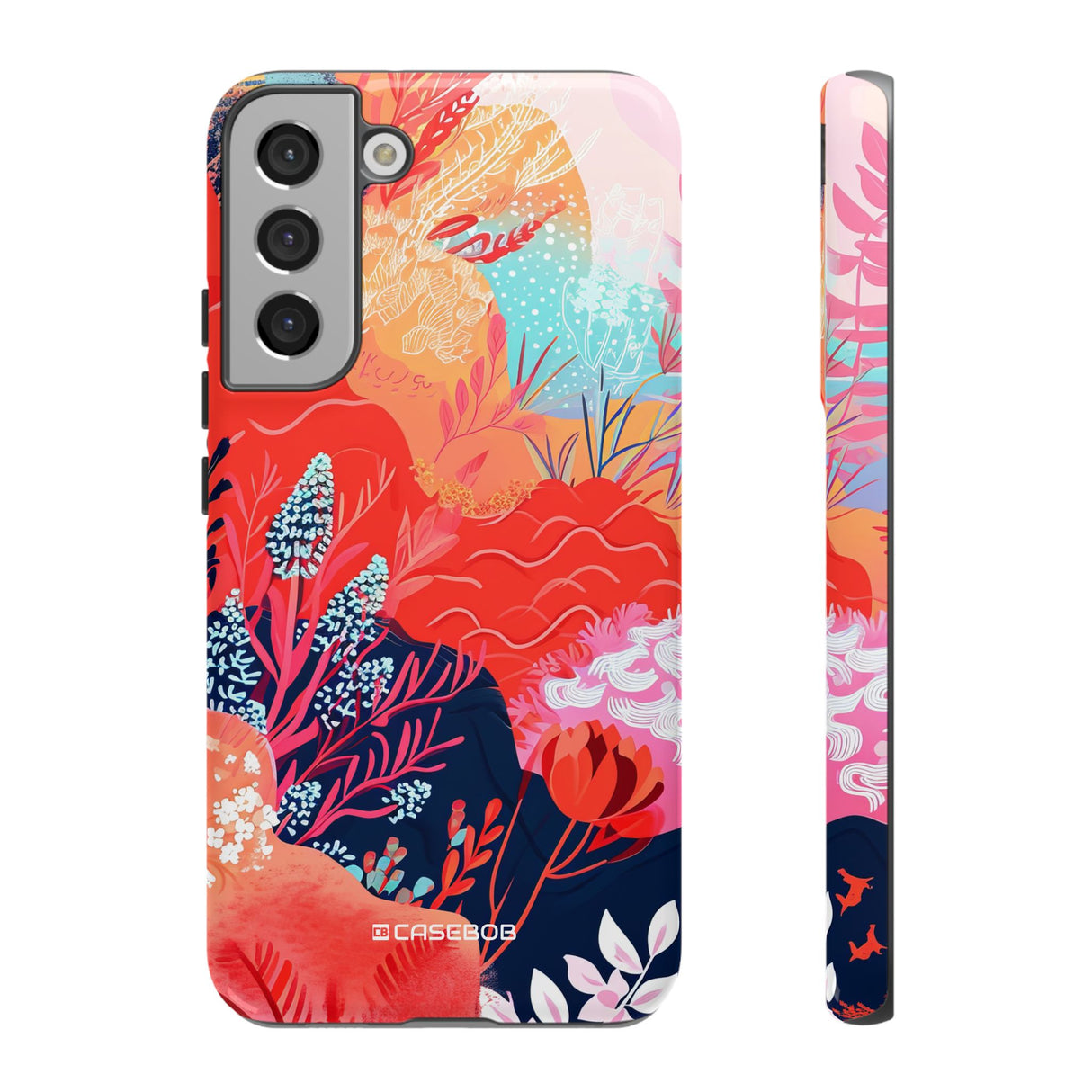 Living Coral Design | Handyhülle für Samsung (Schutzhülle)