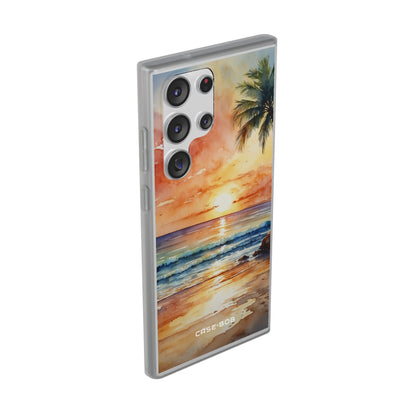 Sunset Palm Samsung S23 Ultra Case - Soft