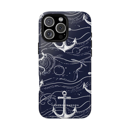 Gradient Anchorflow Waves iPhone 16 - Tough Phone Case