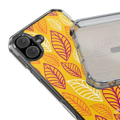 Vibrant Leaf Symphony iPhone Case - Impact
