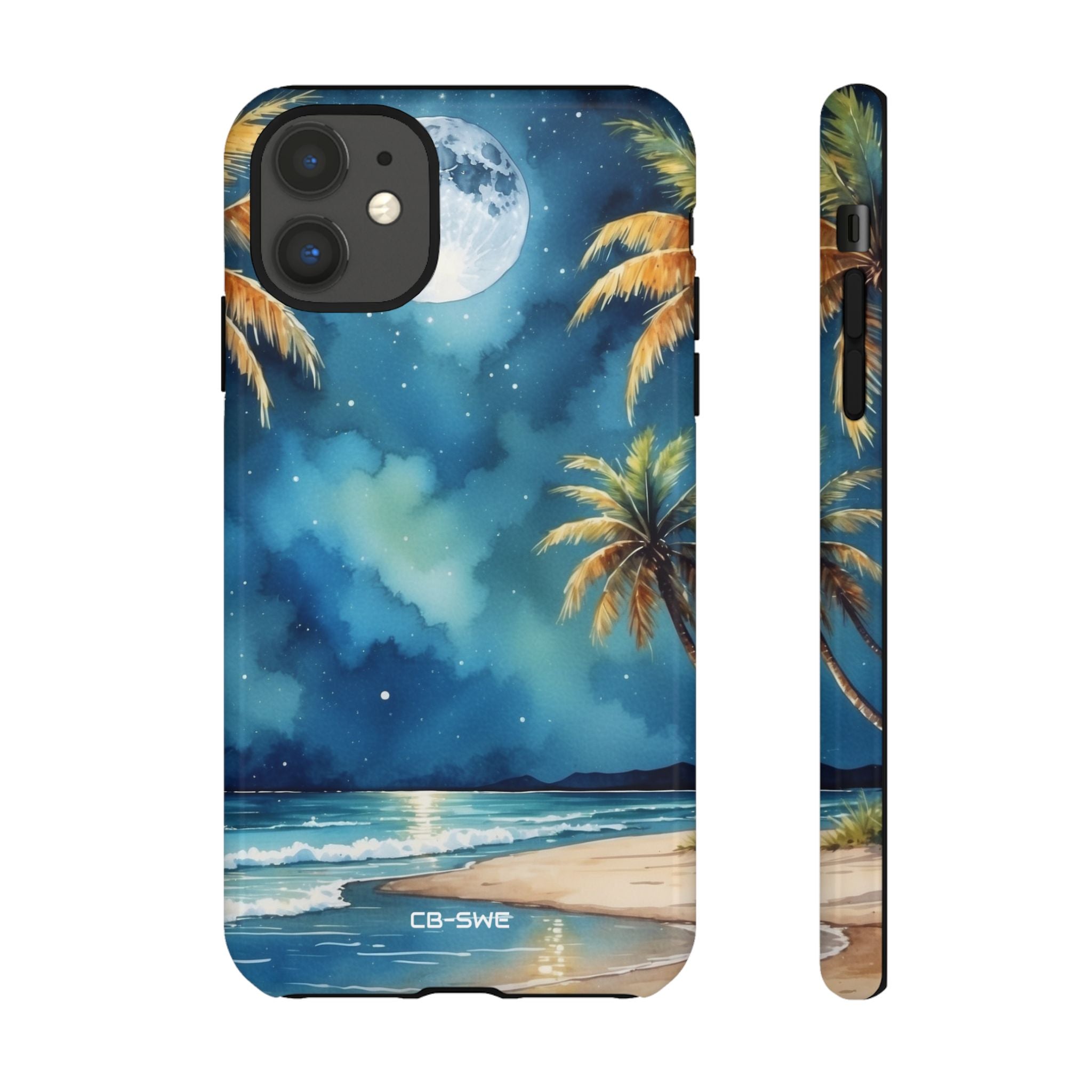 Moonlight Kisses Waves - iPhone Case
