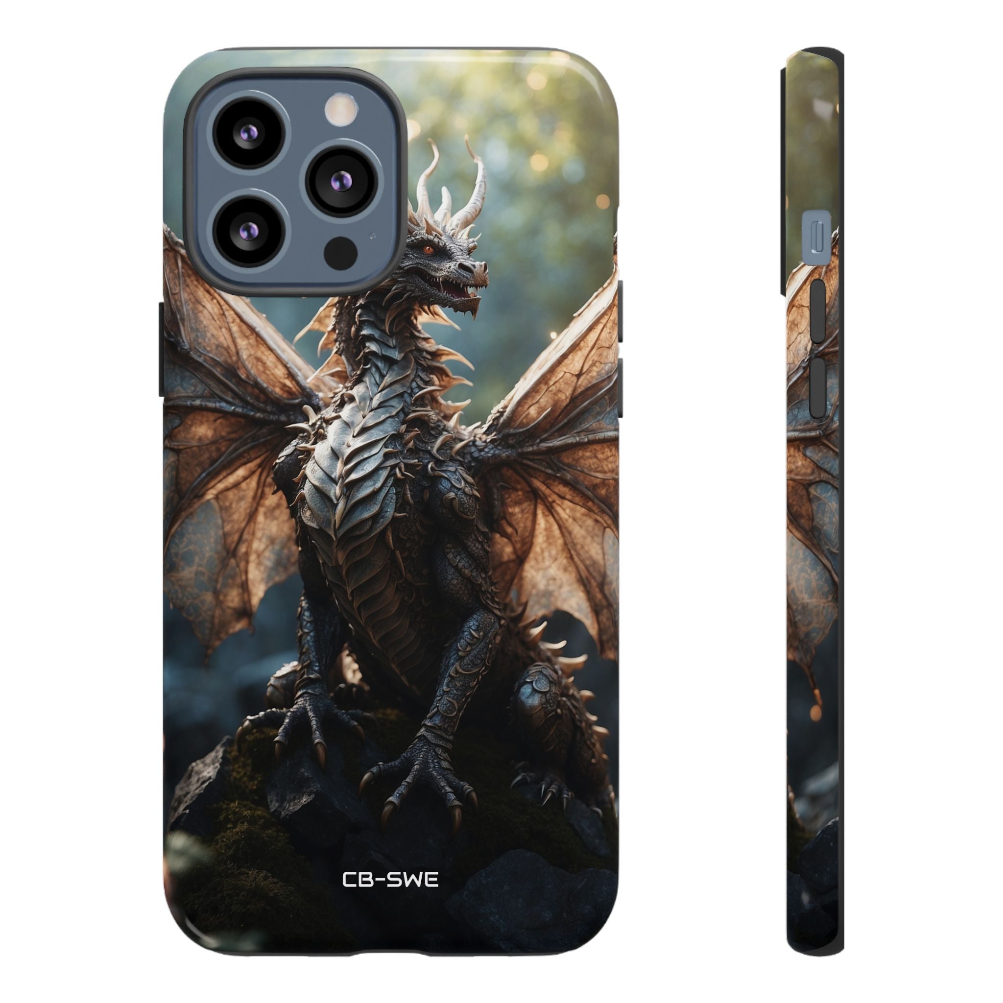 Majestic Dragon Glows - iPhone Case