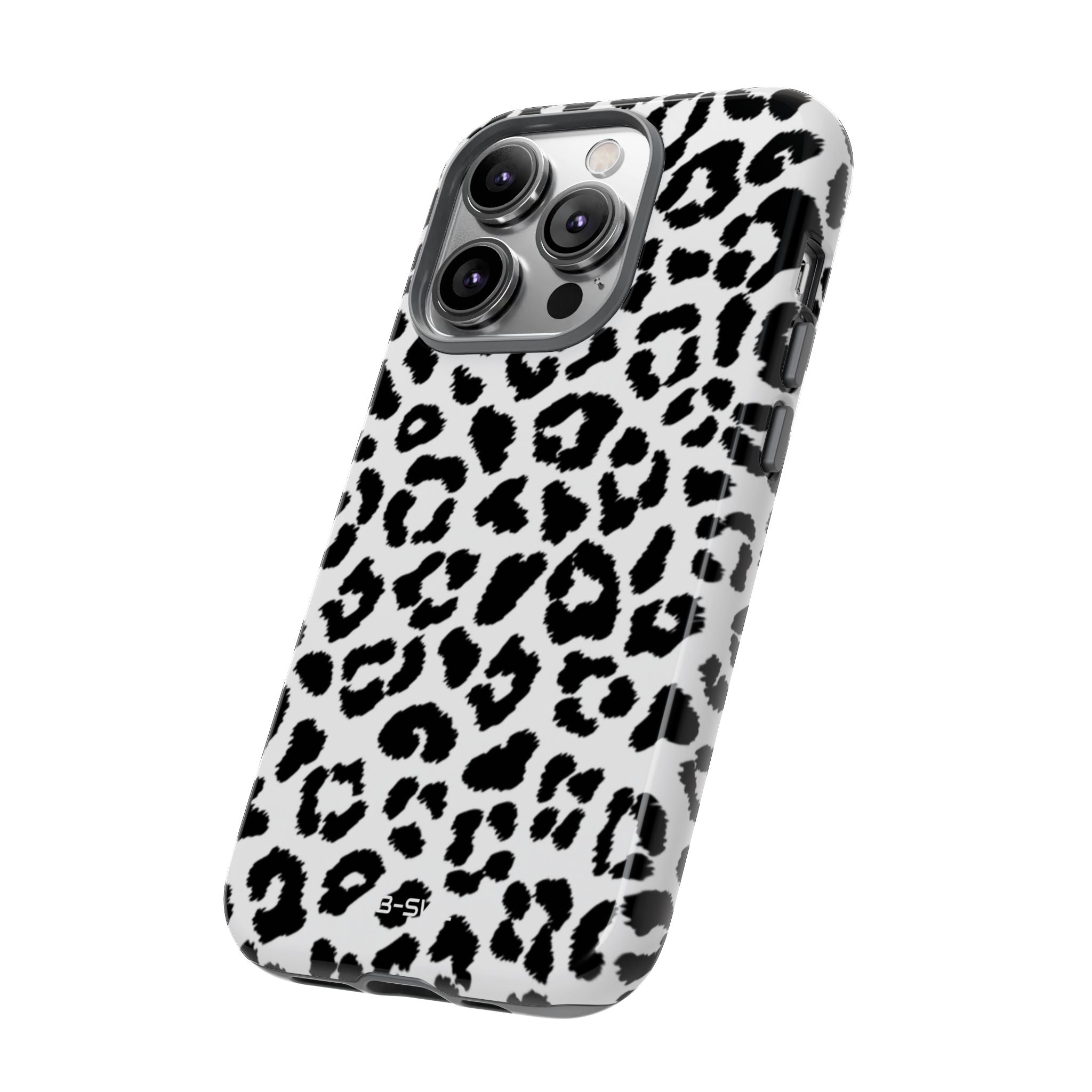 Monochrome Leopard Essence - iPhone Case